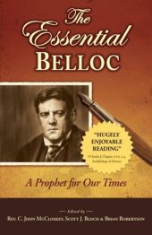 book The Essential Belloc: A Prophet for Our Times