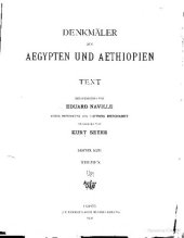 book Denkmäler aus Ägypten und Äthiopien. Text: Theben