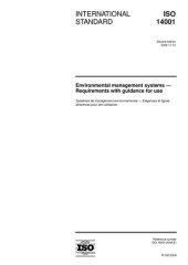 book [ISO 14001:2004] Environmental management systems — Requirements with guidance for use