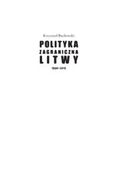 book Polityka zagraniczna Litwy 1990-2012: główne kierunki i uwarunkowania /