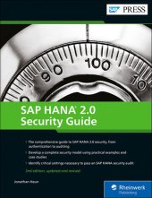 book SAP HANA 2.0 Security Guide