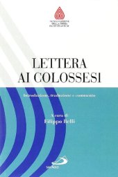 book Lettera ai Colossesi. Introduzione, traduzione e commento