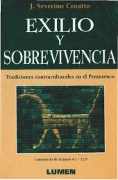 book Exilio y sobrevivencia : tradiciones contraculturales en el Pentateuco (Commentario de Génesis 4:1-12:9)