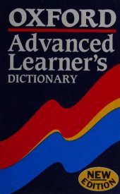 book Oxford Advanced Learner's Dictionary of Current English