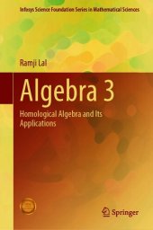 book Algebra 3: Homological Algebra and Its Applications