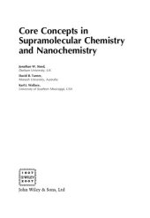 book Core Concepts in Supramolecular Chemistry and Nanochemistry