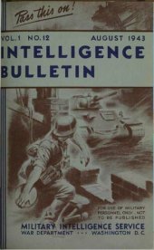 book Military Intelligence Service War Department - 1943-08 Intelligence Bulletin Vol 01 No 12