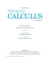 book Thomas Calculus, 17th chapter, 2nd order differential equations