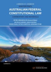 book Winterton's Australian Federal Constitutional Law: Commentary and Materials