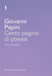 book Cento pagine di poesia