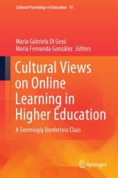 book Cultural Views On Online Learning In Higher Education: A Seemingly Borderless Class