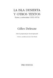 book La isla desierta y otros textos : textos y entrevistas (1953-1974)