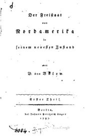 book Der Freistaat von Nordamerika in seinem neuesten Zustand