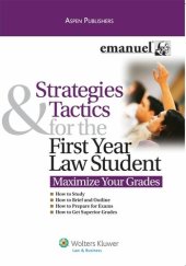 book Strategies and Tactics for the First Year Law Student