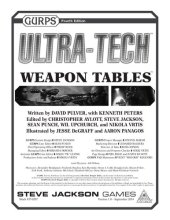 book GURPS 4th edition. Ultra-Tech: Weapon Tables