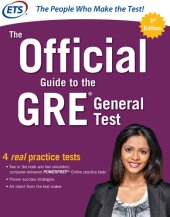 book The Official Guide to the GRE General Test, Third Edition