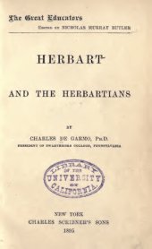 book Herbart and the Herbatians