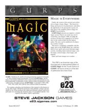 book GURPS 4th edition. Magic