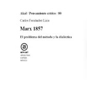 book Marx 1857 : el problema del método y la dialéctica