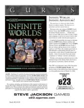 book GURPS 4th edition. Infinite Worlds