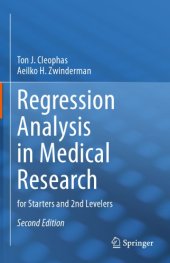 book Regression Analysis In Medical Research: For Starters And 2nd Levelers