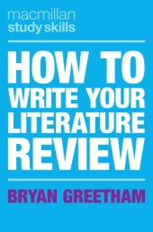 book How To Write Your Literature Review