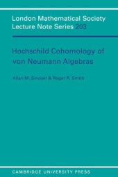 book Hochschild cohomology of Von Neumann algebras