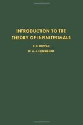 book Introduction to the theory of infinitesimals