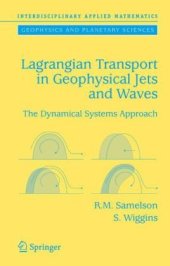book Lagrangian transport in geophysical jets and waves