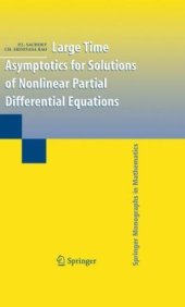 book Large time asymptotics for solutions of nonlinear partial differential equations