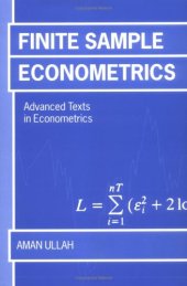 book Finite sample econometrics