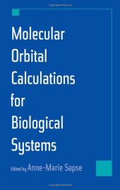 book Molecular orbital calculations for biological systems