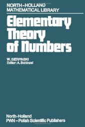 book Elementary theory of numbers