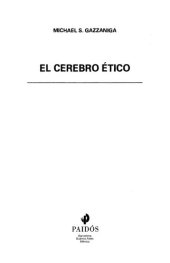 book El cerebro ético