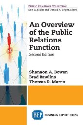 book An Overview of the Public Relations Function