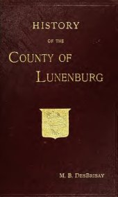 book History of the County of Lunenburg