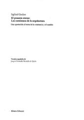 book El presente eterno : una aportación al tema de la constancia y el cambio. Tomo 2, Los comienzos de la arquitectura