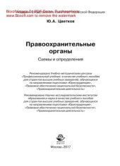 book Правоохранительные органы. Схемы и определения. Учебное пособие для студентов вузов, обучающихся по направлениям подготовки «Юриспруденция», «Правовое обеспечение национальной безопасности», «Правоохранительная деятельность»