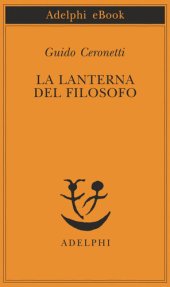 book La lanterna del filosofo