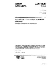 book [ABNT NBR 15599:2008] Acessibilidade - Comunicação na prestação de serviços