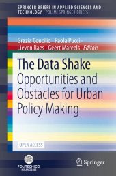 book The Data Shake: Opportunities and Obstacles for Urban Policy Making