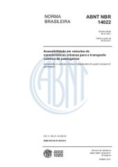 book [ABNT NBR 14022:2011] Acessibilidade em veículos de características urbanas para o transporte coletivo de passageiros