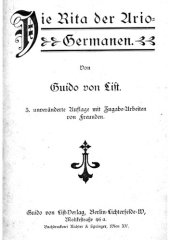 book Die Rita der Ario-Germanen