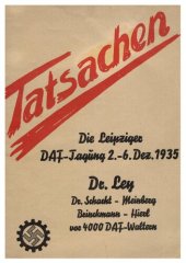 book Tatsachen - Leipziger DAF-Tagung vom 2.-6. Dezember 1935