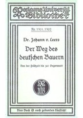 book Der Weg des deutschen Bauern - Von der Fruehzeit bis zur Gegenwart