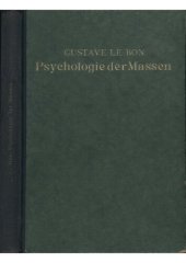 book Psychologie der Massen (1922, 168 S., Scan)