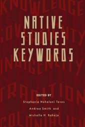 book Native Studies Keywords