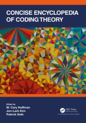 book Concise Encyclopedia Of Coding Theory