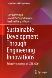 book Sustainable Development Through Engineering Innovations: Select Proceedings of SDEI 2020