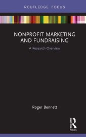 book Nonprofit Marketing and Fundraising: A Research Overview